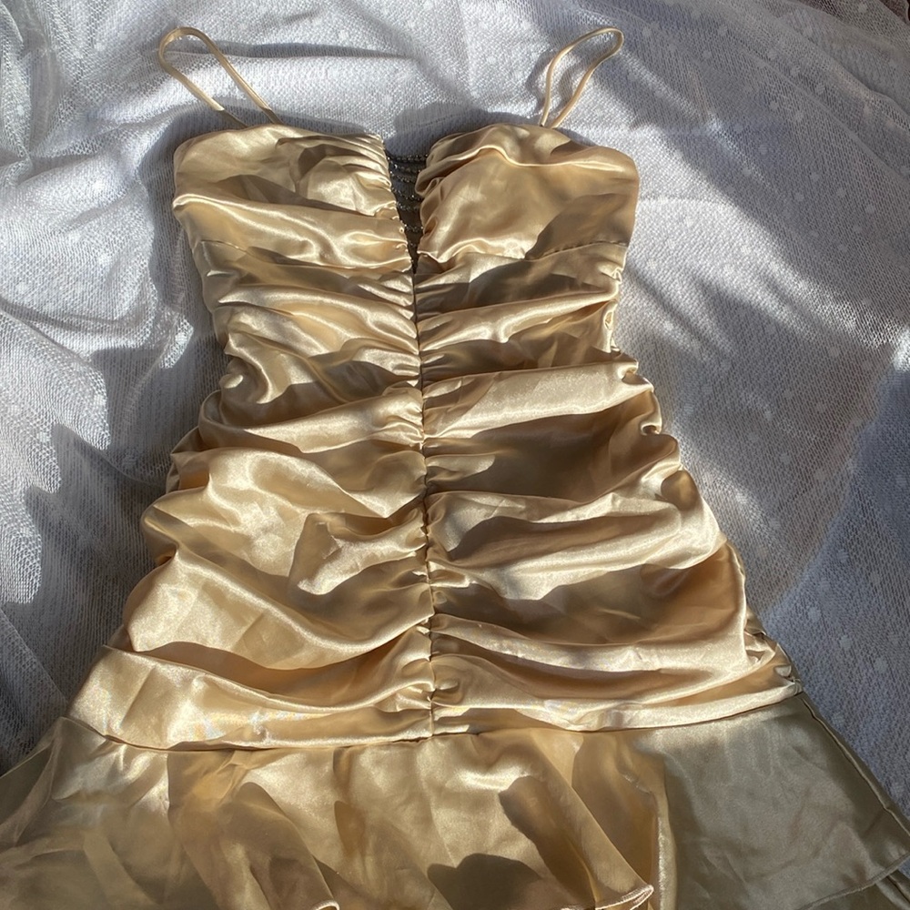 VINTAGE Champaign Formal Dress
